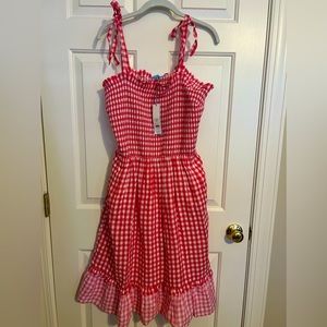 Draper James gingham dress new with tags